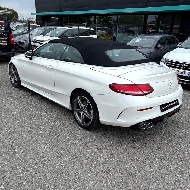 MERCEDES CLASSE C 220 CDI AMG LINE - Sieges chauffants ventilés - Camera - Alcantara- Grand Ecran e