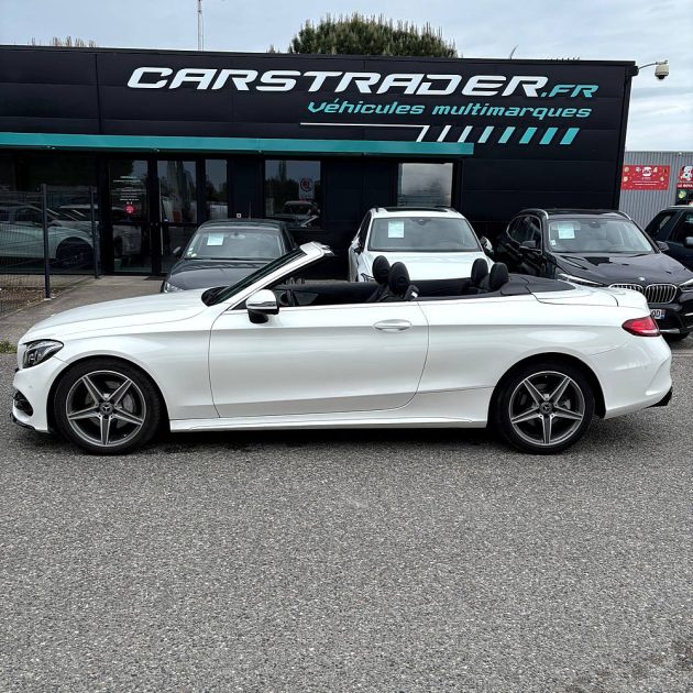 MERCEDES CLASSE C 220 CDI AMG LINE - Sieges chauffants ventilés - Camera - Alcantara- Grand Ecran e