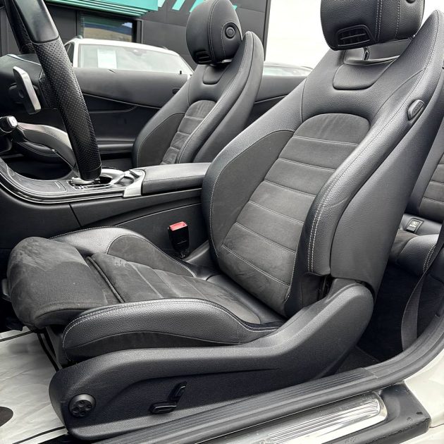 MERCEDES CLASSE C 220 CDI AMG LINE - Sieges chauffants ventilés - Camera - Alcantara- Grand Ecran e