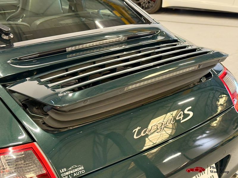 Porsche 911 (997.1) Targa 4S – 355 ch Tiptronic S | Vert Néphrite | Historique Complet Porsche