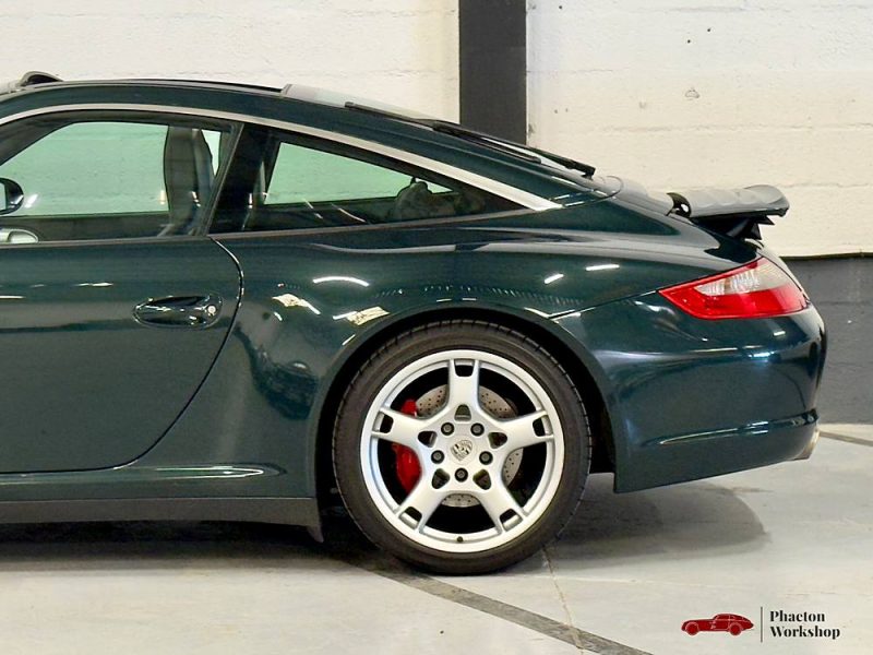 Porsche 911 (997.1) Targa 4S – 355 ch Tiptronic S | Vert Néphrite | Historique Complet Porsche