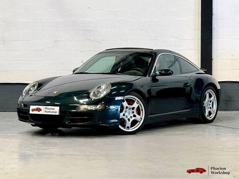 Porsche 911 (997.1) Targa 4S – 355 ch Tiptronic S | Vert Néphrite | Historique Complet Porsche