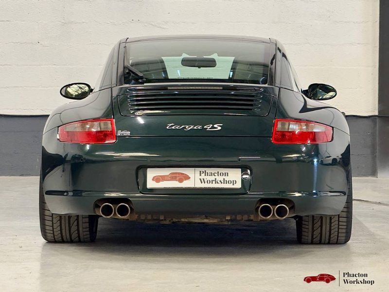 Porsche 911 (997.1) Targa 4S – 355 ch Tiptronic S | Vert Néphrite | Historique Complet Porsche