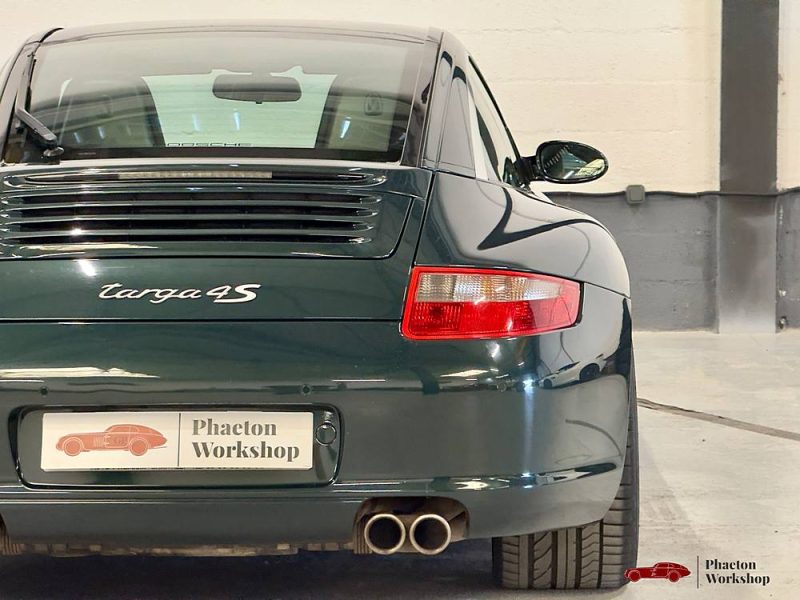 Porsche 911 (997.1) Targa 4S – 355 ch Tiptronic S | Vert Néphrite | Historique Complet Porsche