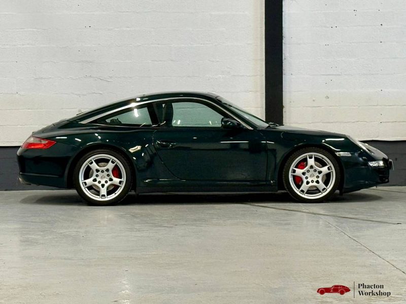 Porsche 911 (997.1) Targa 4S – 355 ch Tiptronic S | Vert Néphrite | Historique Complet Porsche