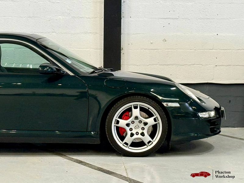 Porsche 911 (997.1) Targa 4S – 355 ch Tiptronic S | Vert Néphrite | Historique Complet Porsche