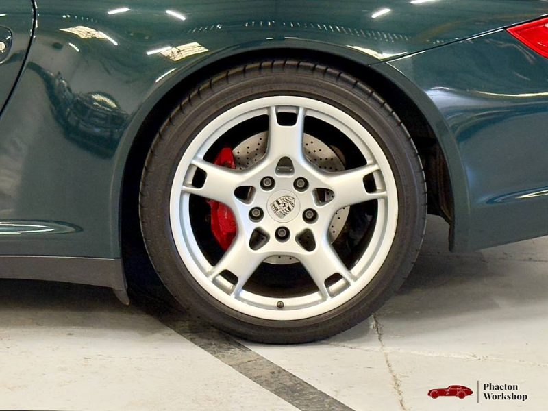 Porsche 911 (997.1) Targa 4S – 355 ch Tiptronic S | Vert Néphrite | Historique Complet Porsche