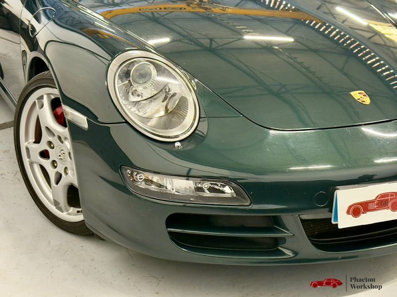 Porsche 911 (997.1) Targa 4S – 355 ch Tiptronic S | Vert Néphrite | Historique Complet Porsche