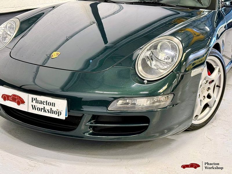 Porsche 911 (997.1) Targa 4S – 355 ch Tiptronic S | Vert Néphrite | Historique Complet Porsche