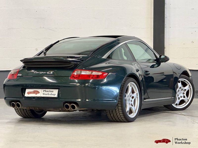 Porsche 911 (997.1) Targa 4S – 355 ch Tiptronic S | Vert Néphrite | Historique Complet Porsche