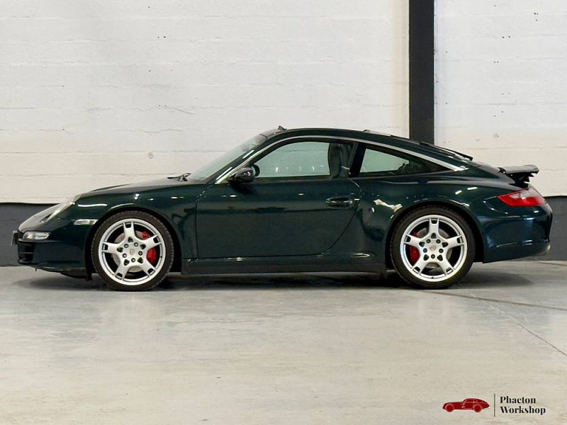 Porsche 911 (997.1) Targa 4S – 355 ch Tiptronic S | Vert Néphrite | Historique Complet Porsche