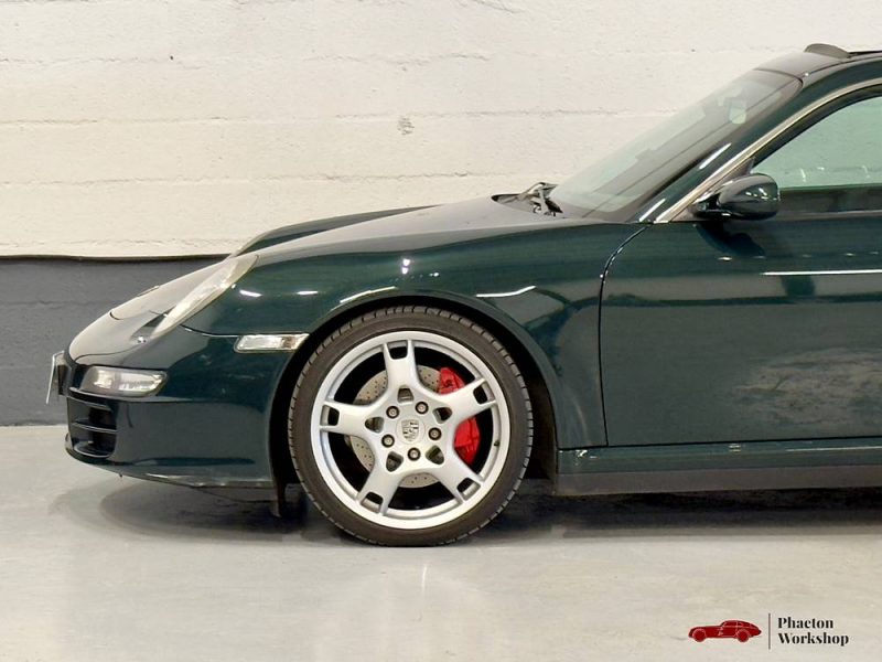 Porsche 911 (997.1) Targa 4S – 355 ch Tiptronic S | Vert Néphrite | Historique Complet Porsche