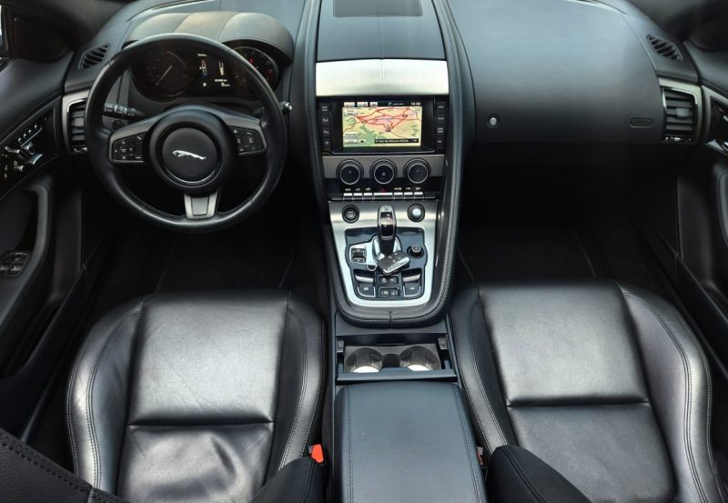 JAGUAR F-TYPE CABRIOLET 3.0 V6 340 AUTO*1°MAIN*PAS DE MALUS*CAMERA*