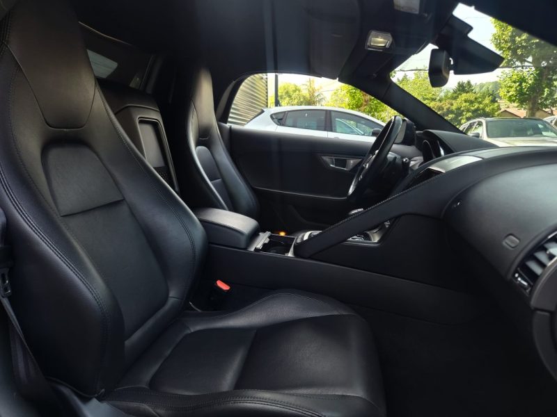 JAGUAR F-TYPE CABRIOLET 3.0 V6 340 AUTO*1°MAIN*PAS DE MALUS*CAMERA*