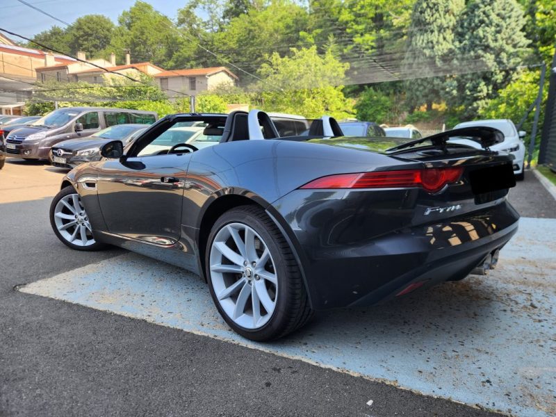 JAGUAR F-TYPE CABRIOLET 3.0 V6 340 AUTO*1°MAIN*PAS DE MALUS*CAMERA*