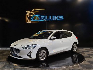FORD FOCUS 1.0 EcoBoost 125cv TITANIUM / SUIVI FORD / CARPLAY / AIDE AU PARKING AV+AR / KEY LESS /  