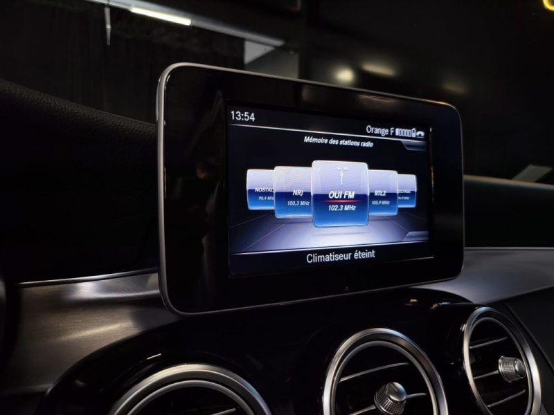 MERCEDES CLASSE C 250d 2.2 204cv CABRIOLET PACK AMG FASCINATION 9G-TRONIC 360° / CUIR NOIR CHAUFF / 