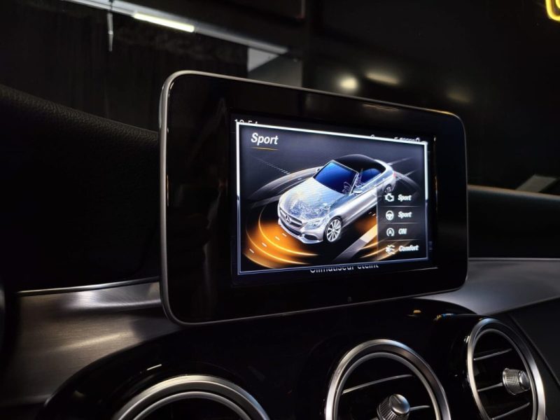 MERCEDES CLASSE C 250d 2.2 204cv CABRIOLET PACK AMG FASCINATION 9G-TRONIC 360° / CUIR NOIR CHAUFF / 