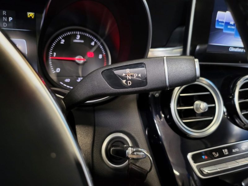 MERCEDES CLASSE C 250d 2.2 204cv CABRIOLET PACK AMG FASCINATION 9G-TRONIC 360° / CUIR NOIR CHAUFF / 