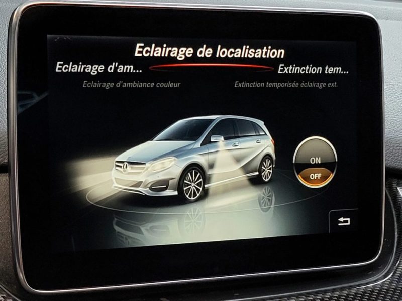 MERCEDES-BENZ CLASSE B (W246) 200 CDI 136cv Fascination 7G-DCT / FAIBLE KILOMETRAGE