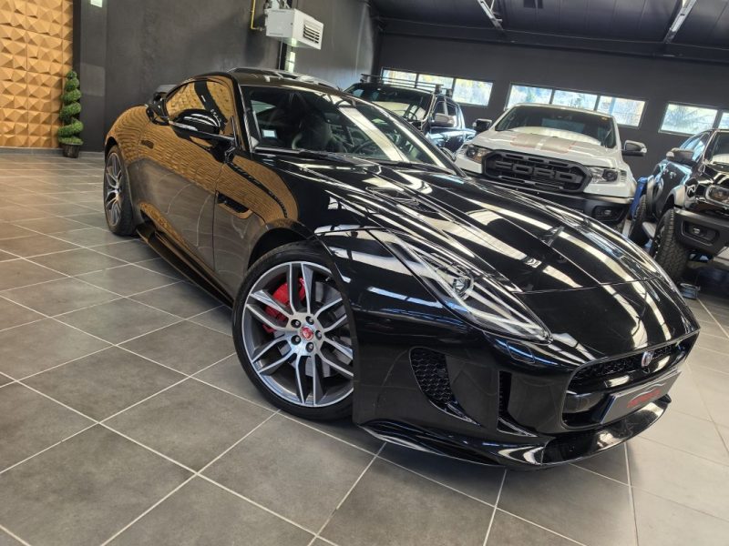 JAGUAR F-TYPE COUPE 5.0 V8 550 R AWD BVA8**PAS DE MALUS**CARBON*MERIDIAN*CLAPET*CAMERA*