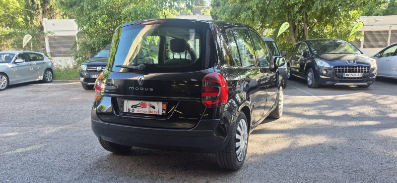 Renault Modus phase 2 1.2l 16V 75ch, noir, *Crit'Air 1*, *Climatisation*