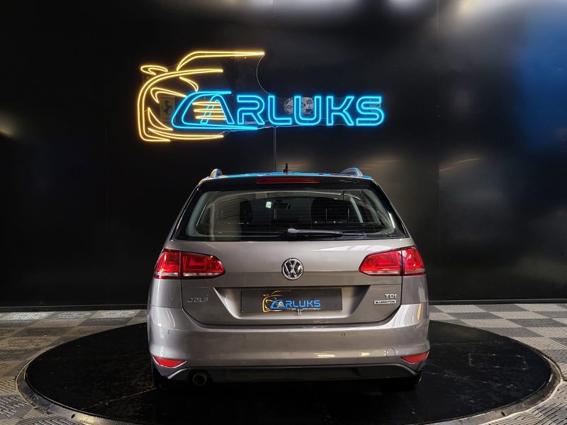 VOLKSWAGEN GOLF VII SW 1.6 TDI 110 cv / ENTRETIEN COMPLET + 2EME MAIN + AIDE AU PARKING AV+AR /