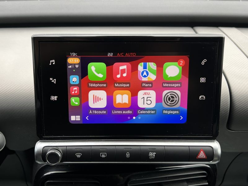 CITROEN C4 CACTUS PHASE 2 SHINE 1.5 HDI 100 Cv APPLE CARPLAY & ANDROID / CAMERA BVM6 - GARANTIE 1 AN