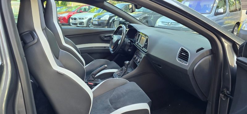 Seat Leon Cupra 2.0l Tsi 280ch DSG 7, *Crit'Air 1*, *Toit ouvrant*, *Sièges chauffants*