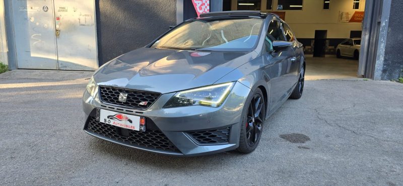 Seat Leon Cupra 2.0l Tsi 280ch DSG 7, *Crit'Air 1*, *Toit ouvrant*, *Sièges chauffants*