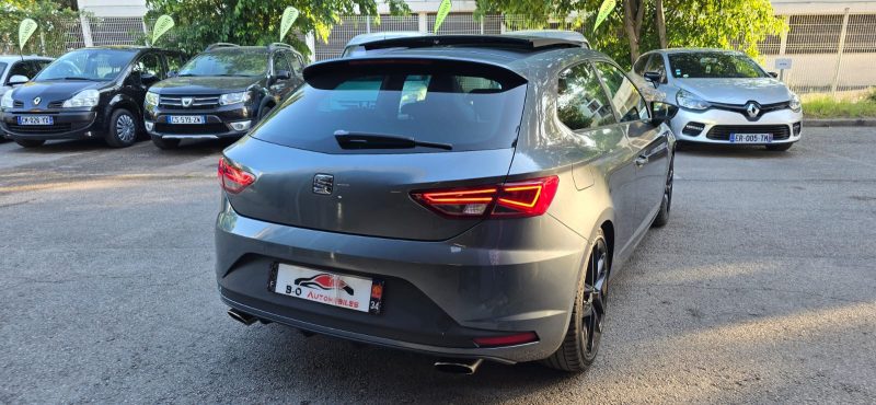 Seat Leon Cupra 2.0l Tsi 280ch DSG 7, *Crit'Air 1*, *Toit ouvrant*, *Sièges chauffants*