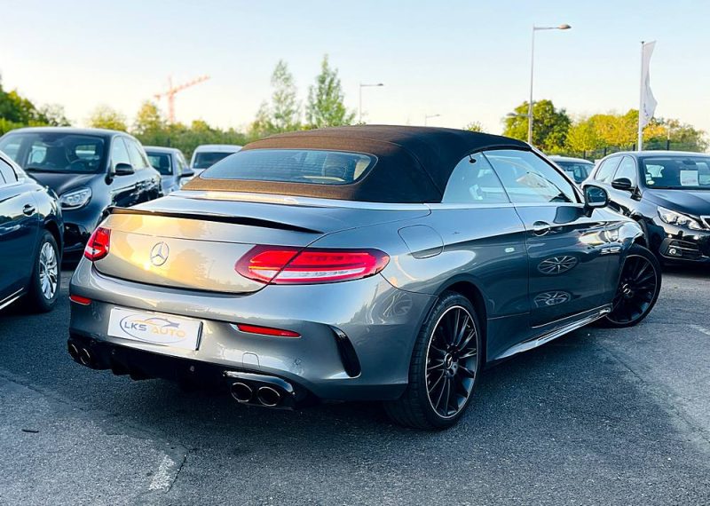 MERCEDES CLASSE C43 AMG CABRIOLET 390ch V6 BI-TURBO 4-MATIC
