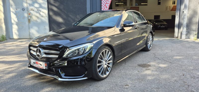 Mercedes Classe C 200d 135ch Bluetech AMG 7G- Tronic Plus, *Attelage remorque*, *Caméra 360*, *Entre
