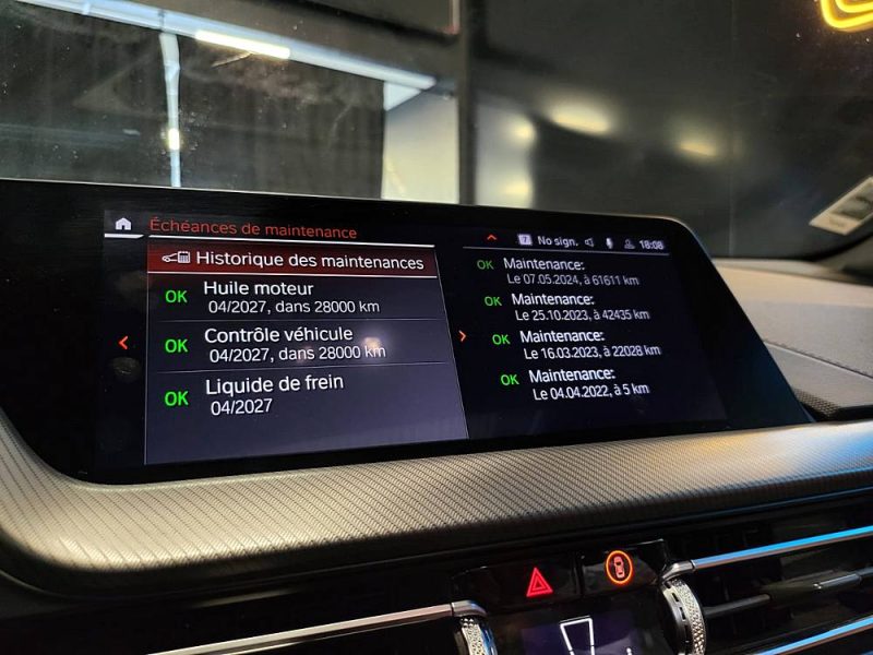 BMW SERIE 2 GRAN COUPE 218I 136cv M SPORT DKG / TOIT OUVRANT / ECLAIRAGE D\'AMBIANCE / APPLE CARPLAY