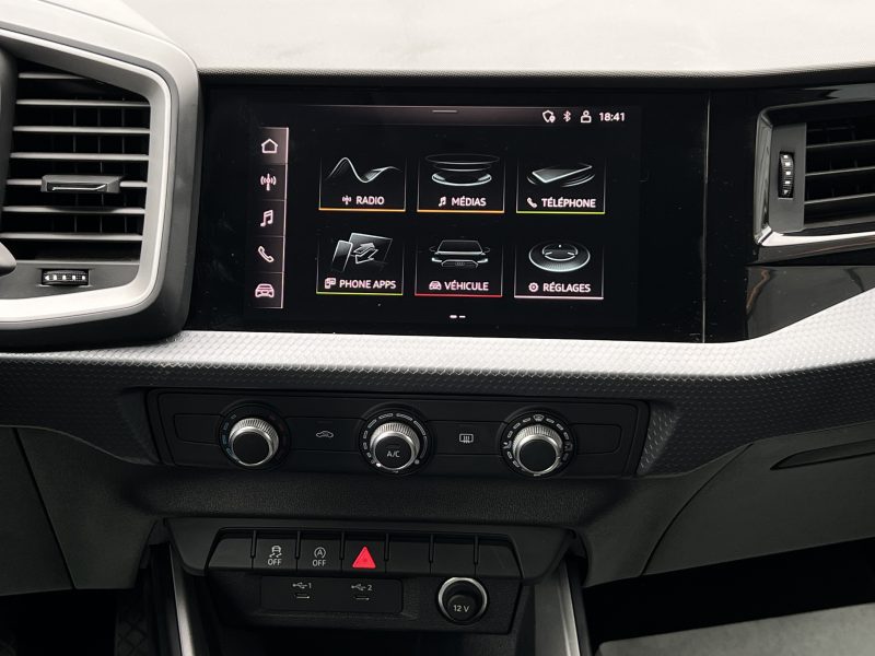 AUDI A1 II SPORTBACK 25 TFSI 1.0 95 Cv 1ERE MAIN 19 600 Kms APPLE CARPLAY & ANDROID - GARANTIE 1 AN