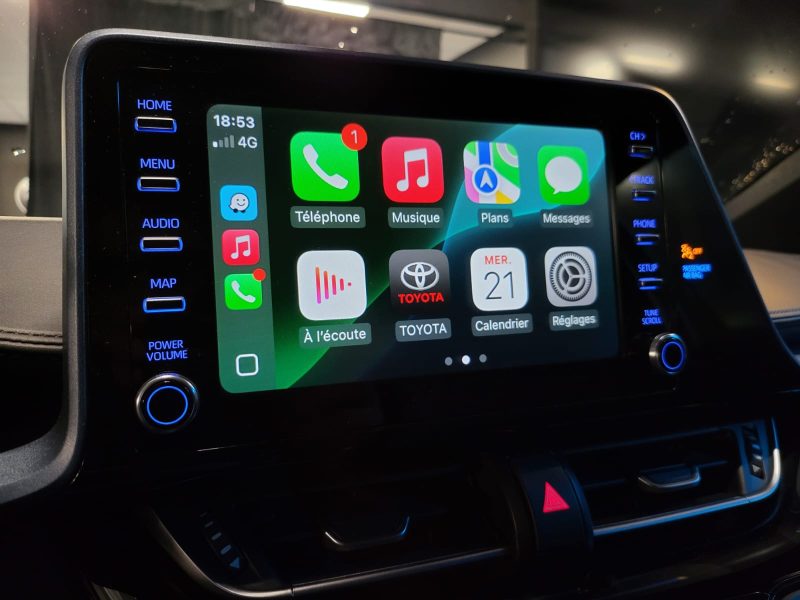 TOYOTA C-HR 1.8i EDITION 122cv / VOLANT CHAUFFANT + SIEGES CHAUFFANTS + APPLE CARPLAY /