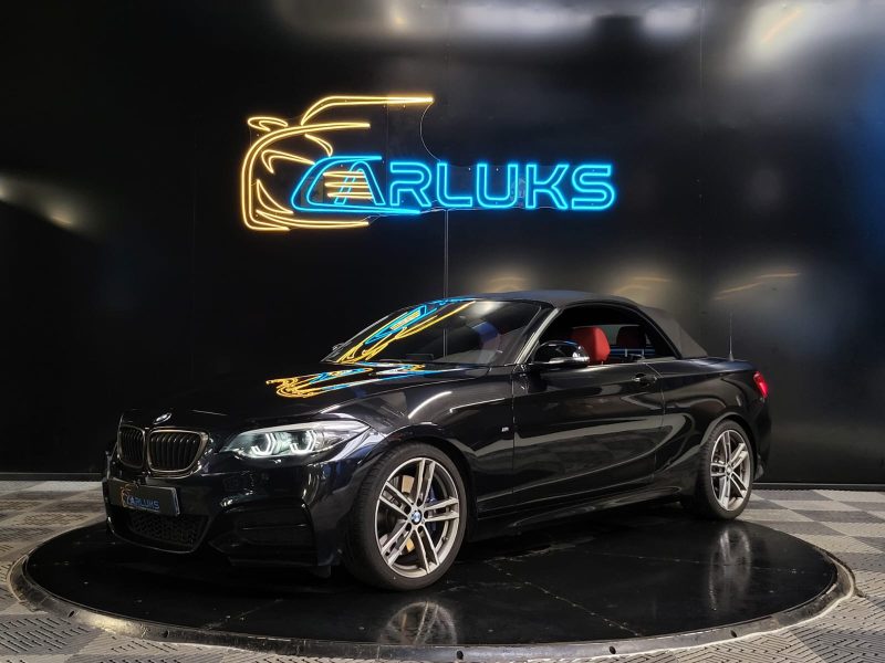 BMW SERIE 2 M240i 340cv CABRIOLET / SUIVI BMW / HARMAN KARDON / SIEGES ELECTRIQUES / BMW ADAPTATIVE 