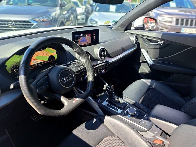 AUDI Q2 30 TDI 116 CV Stronic S-Line Virtual Cokcpit Volant Méplat