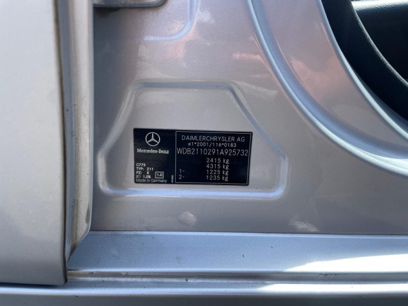 MERCEDES CLASSE E 2007