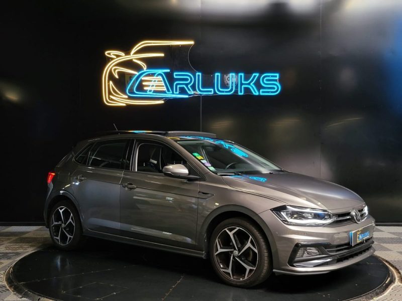 VOLKSWAGEN POLO VI 1.0 TSI 95CH R-LINE / 1ERE MAIN / TOIT OUVRANT / LUMIERE D'AMBIANCE / RADAR RECUL