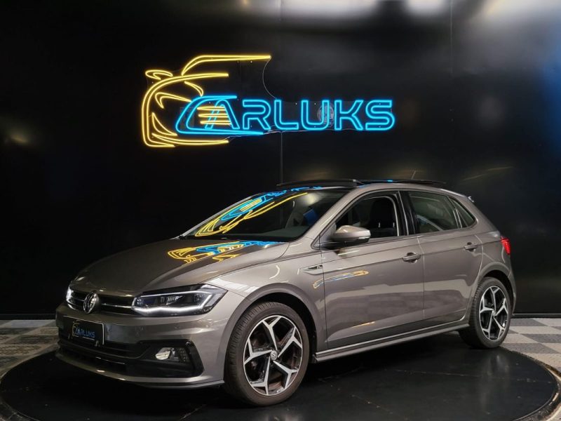 VOLKSWAGEN POLO VI 1.0 TSI 95CH R-LINE / 1ERE MAIN / TOIT OUVRANT / LUMIERE D'AMBIANCE / RADAR RECUL