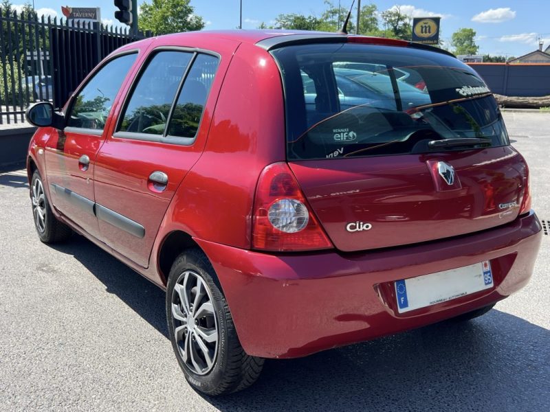 RENAULT CLIO 2 II PHASE 2 CAMPUS 1.2 75 Cv 1ERE MAIN / 5 PORTES BLUETOOTH CRIT AIR 1 - GARANTIE 1 AN