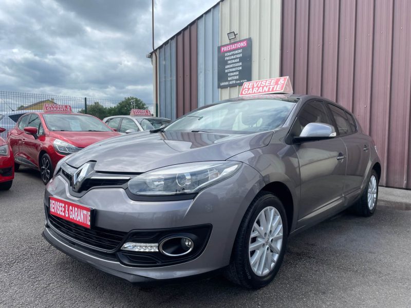 RENAULT MEGANE 2014 3 PHASE 3 1.2i - 16V TURBO TCE 130 CRIT'AIR 1