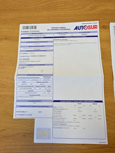 RENAULT TRAFIC FOURGON L2H1 1200 KG DCI 145 ENERGY EDC CONFORT / 1ere main