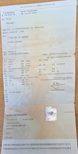 RENAULT TRAFIC FOURGON L2H1 1200 KG DCI 145 ENERGY EDC CONFORT / 1ere main