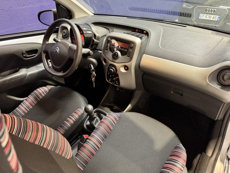 CITROEN C1 VTi 68 Feel - MOTEUR A CHAINE - SUIVI D'ENTRETIEN COMPLET