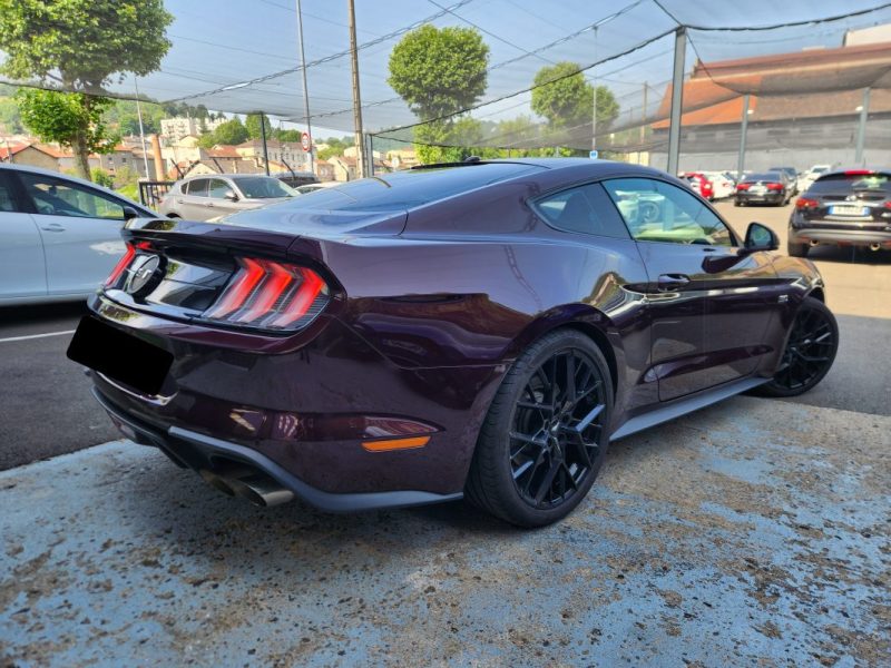 FORD MUSTANG FASTBACK 5.0 V8 GT BVA10*VIRTUAL*CAMERA*ECHAP.CLAPET*