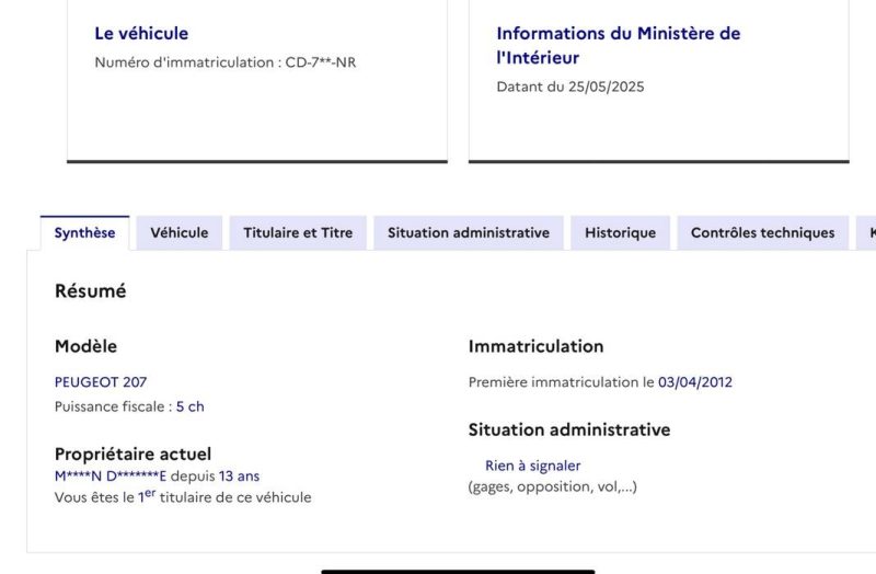 PEUGEOT 207 SW / BREAK PHASE 2 1.4 VTI 95 PREMIERE MAIN / 8.300 Kms REELS CRIT AIR 1 - GARANTIE 1 AN