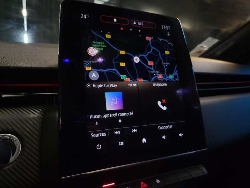 RENAULT CLIO 1.3 TCE 130cv RS LINE / ECLAIRAGE D'AMBIANCE / APPLE CARPLAY / SUIVI RENAULT