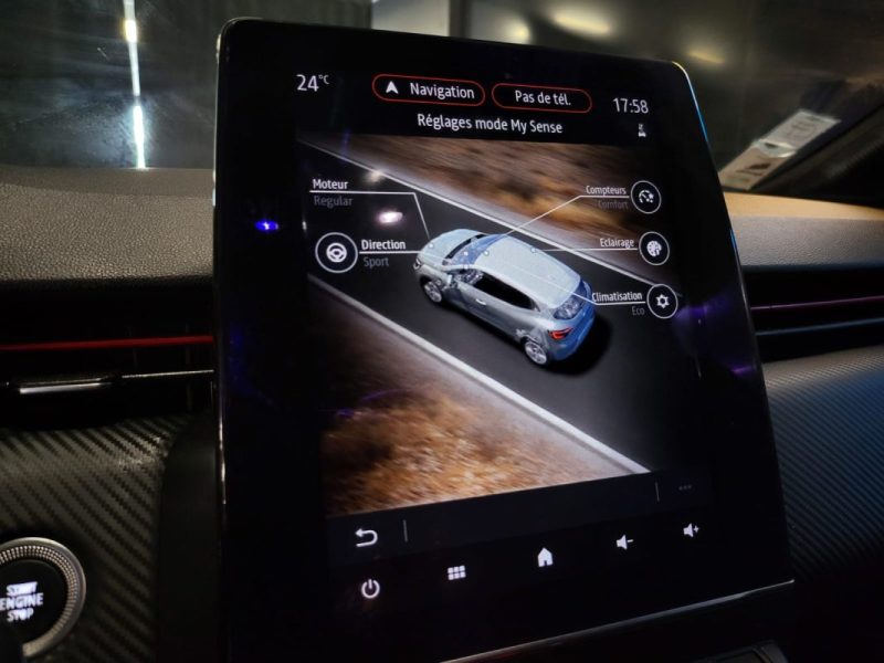 RENAULT CLIO 1.3 TCE 130cv RS LINE / ECLAIRAGE D'AMBIANCE / APPLE CARPLAY / SUIVI RENAULT